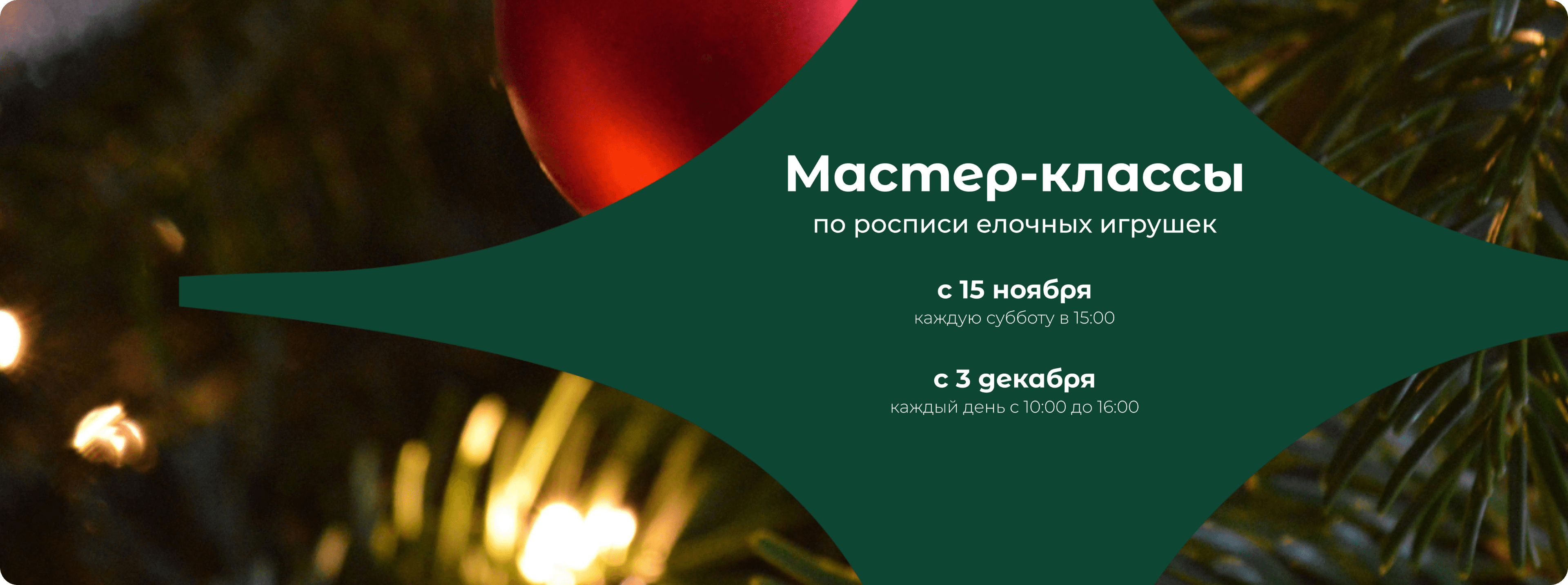 банер для мастер классов